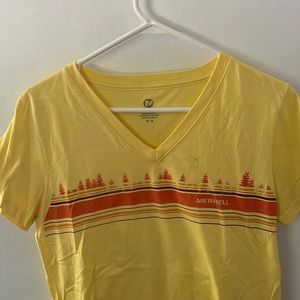 Merrell Yellow Hiking Tee